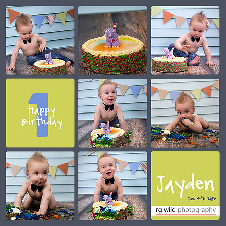 Cake Smash Portraits by Linda Wild, RG Wild Photography | PERTH